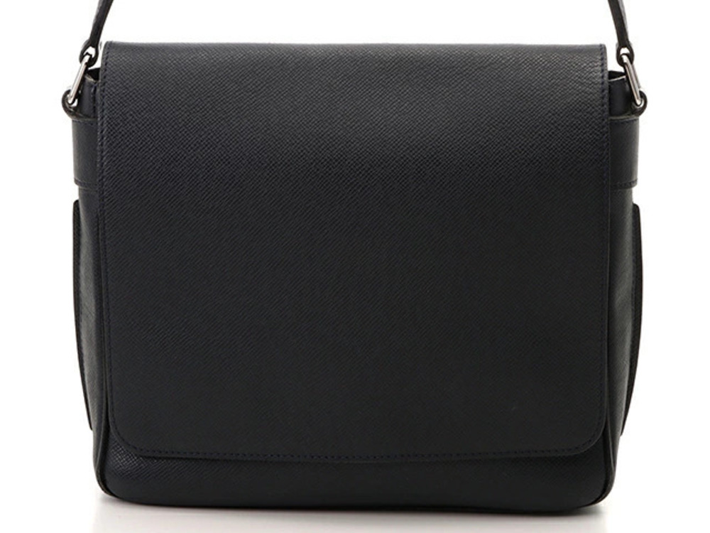 LOUIS VUITTON bag Roman Crossbody Taiga leather Boreal
